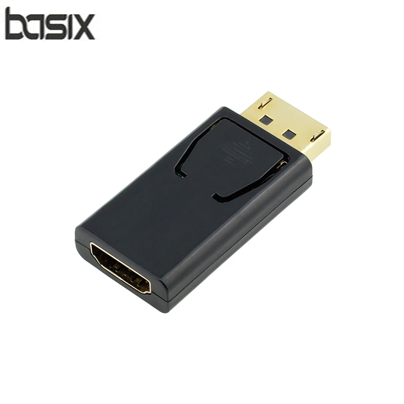 Basix папа DP к HDMI Женский конвертер кабель адаптер видео аудио разъем подходит для