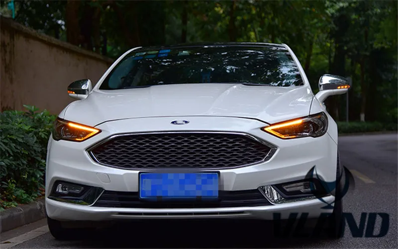 Vland завод налобный фонарь для Mondeo светодиодный DRL желтый указатель поворота plug and