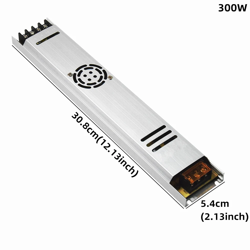 300W AIFENG Источник питания переменного тока 175-265 в постоянный ток 12 в 24 в 60 Вт 100 Вт 150 Вт 200 Вт 300 Вт трансформатор освещения светодиодные полосы переключатель драйвер адаптера питания - Цвет: 300W