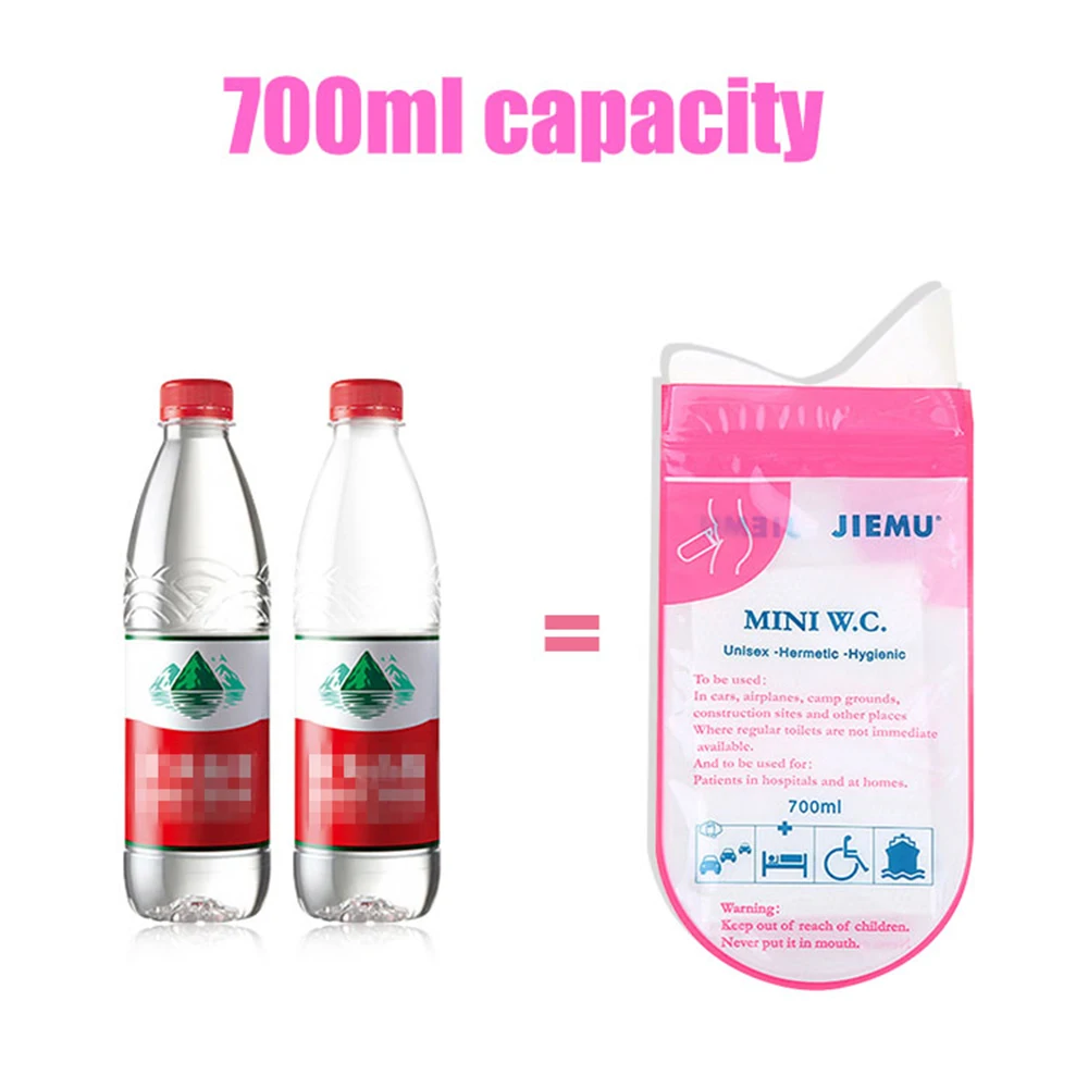 4 шт открытый одноразовый писсуар сумка для унитаза Кемпинг Мужчины Женщины Дети