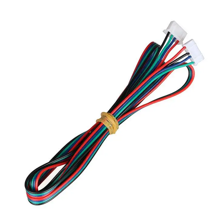 200 шт. кабель для 3D-принтера соединитель 1 м/2 м линия DuPont HX2.54 4pin до 6pin белый