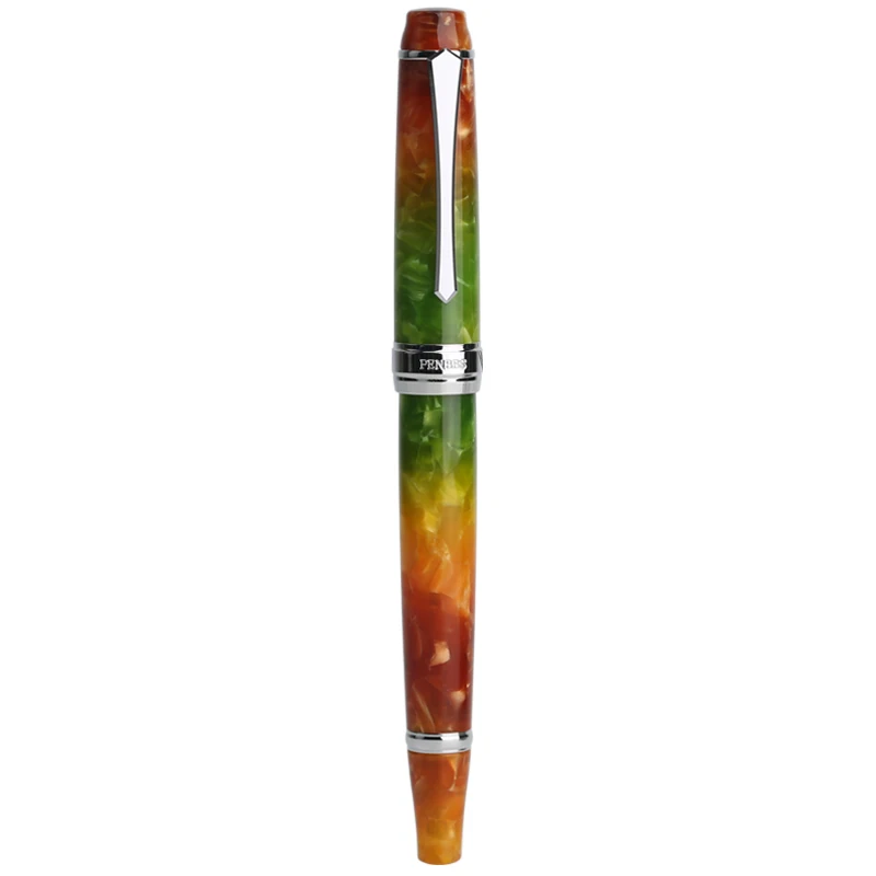 Penbbs 456 вакуумное наполнение авторучка прозрачная смола биколор наконечник даминг ручка - Цвет: 28SF