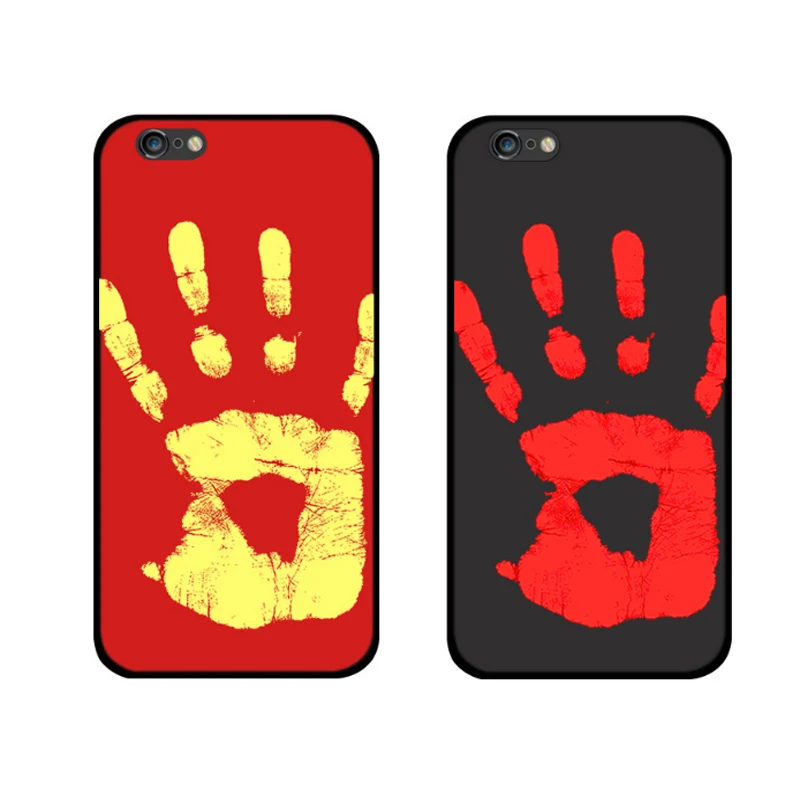 Heat Sensitive Case for iphone 8 7 6 6s Plus Hot Cold Changed Color Cover 5 5s Thermal Sensor Discoloration |