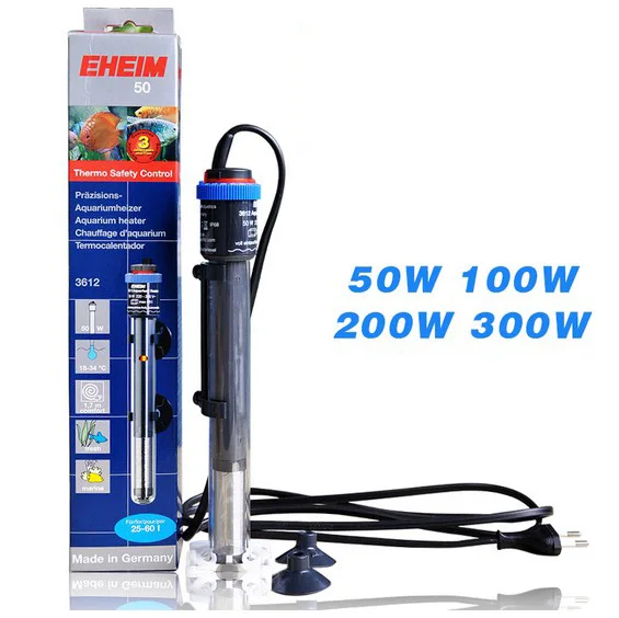 Heater EHEIM регулируемый Погружной водонагреватель для аквариума 50 Вт 100 Вт 200 Вт 300 Вт 500 Вт регулятор температуры сохраняет тепло - Цвет: Heater