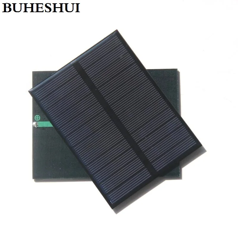 

BUHESHUI 1.2W 6V Solar Cell Module Polycrystalline DIY Solar Panel Charger System For 3.7v Battry Education Epoxy 112*84MM 30pcs