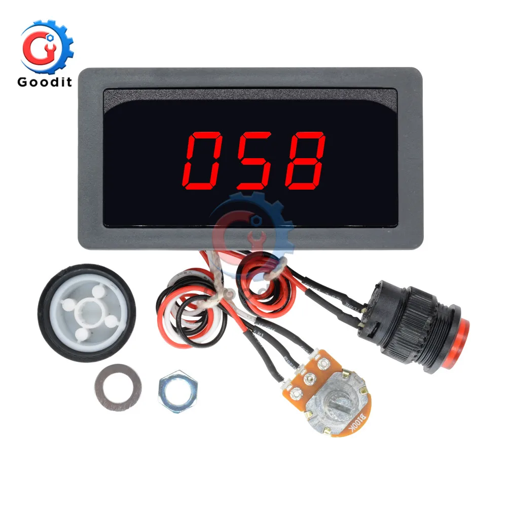 Регулируемый регулятор скорости двигателя PWM DC 6 V 30 12V 24V MAX 8A 16kHz цифровой ЖК