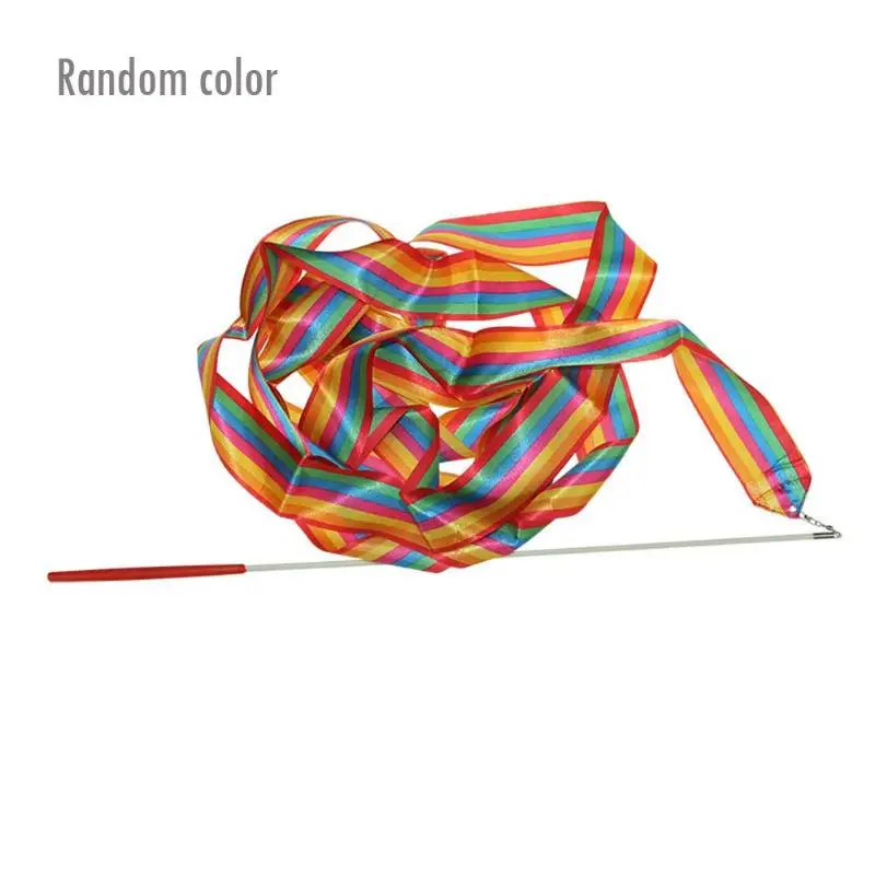 4 м танцевальная лента гимнастическая художественная гимнастика ритмичная