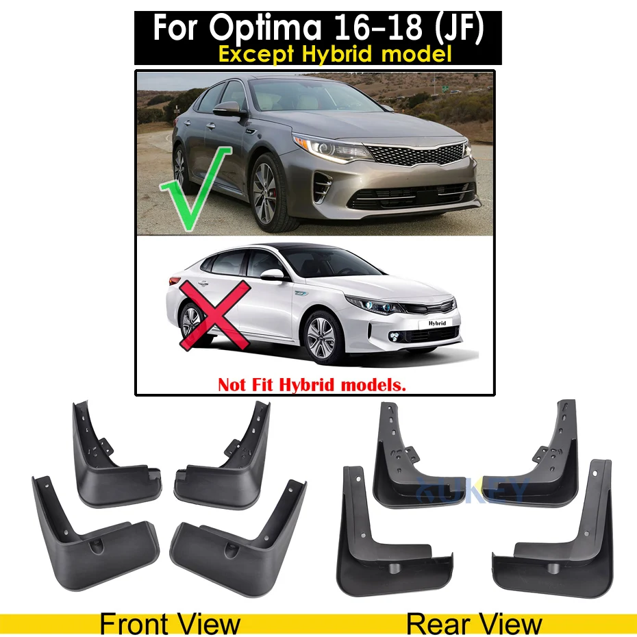 Брызговики XUKEY для Kia Rio Soul Cerato Spectra Forte Optima Sportage K3 K5 X-line KX Cross Брызговики