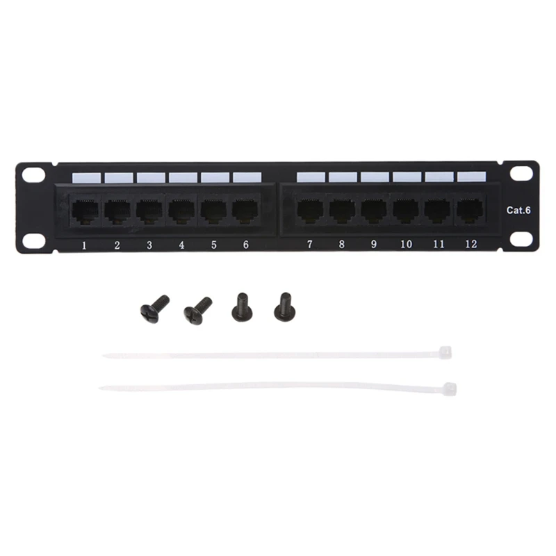 Сетевой адаптер Utp Ethernet Lan Cat6 12 портов Rj45 сетевой Кабельный разъем | Компьютеры и