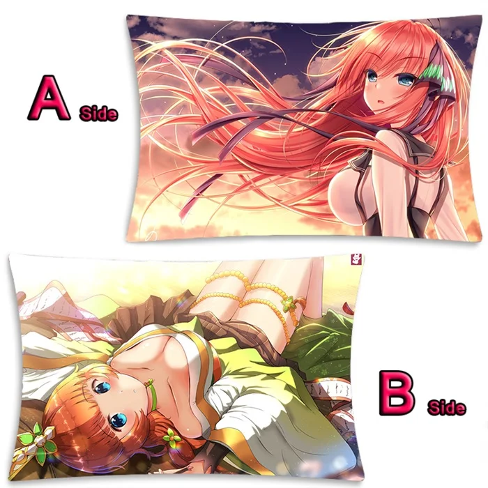 15 Аниме Go-Toubun no Hanayome Nakano Ichika Nino Miku Dakimakura обнимающий чехол для подушки для тела, наволочка для подушки, наволочка, 2WAY 35x55 см - Цвет: 15