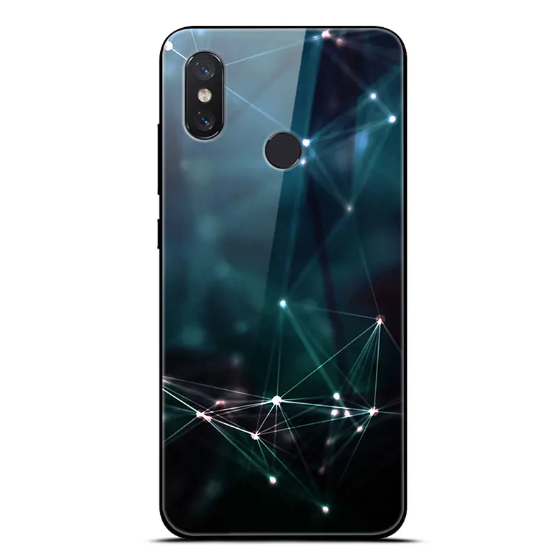 Для Xiaomi mi 8 Lite чехол на Xio mi 8 закаленное стекло чехол для телефона аниме для Xiaomi mi 8 Pro mi 8 SE мягкий бампер чехол Funda - Цвет: 8