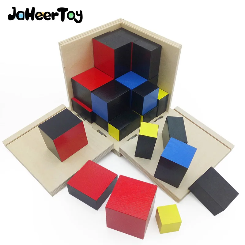 JaheerToy детские игрушки для детей Монтессори развивающая игрушка тринномиальные