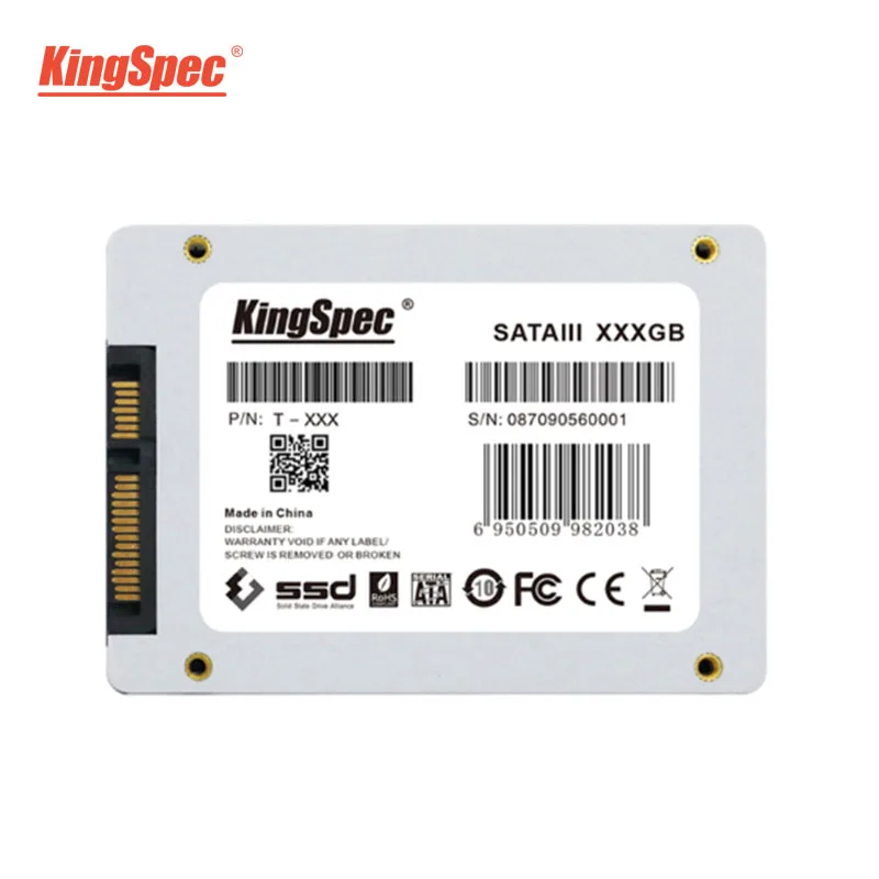 KingSpec SSD 60 Гб SATAIII 2 5 64 жесткий диск для компьютера 7 мм HDD Внутренние твердотельные