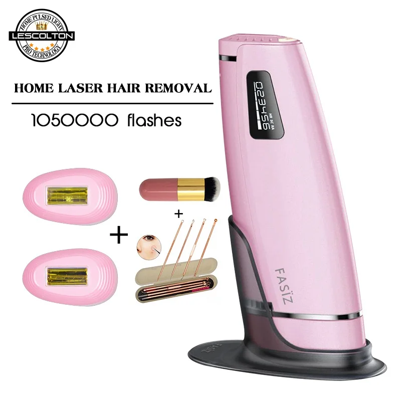 1050000flash Pink Подарок бесплатно 4в1 1500000 импульсный IPL лазерный эпилятор устройство для постоянного удаления волос IPL лазерный эпилятор машина для удаления волос на подмышках - Цвет: 1050000flash Pink
