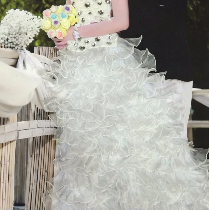 3 ярда/партия кружевная ткань ручной работы с оборками|Кружево| |