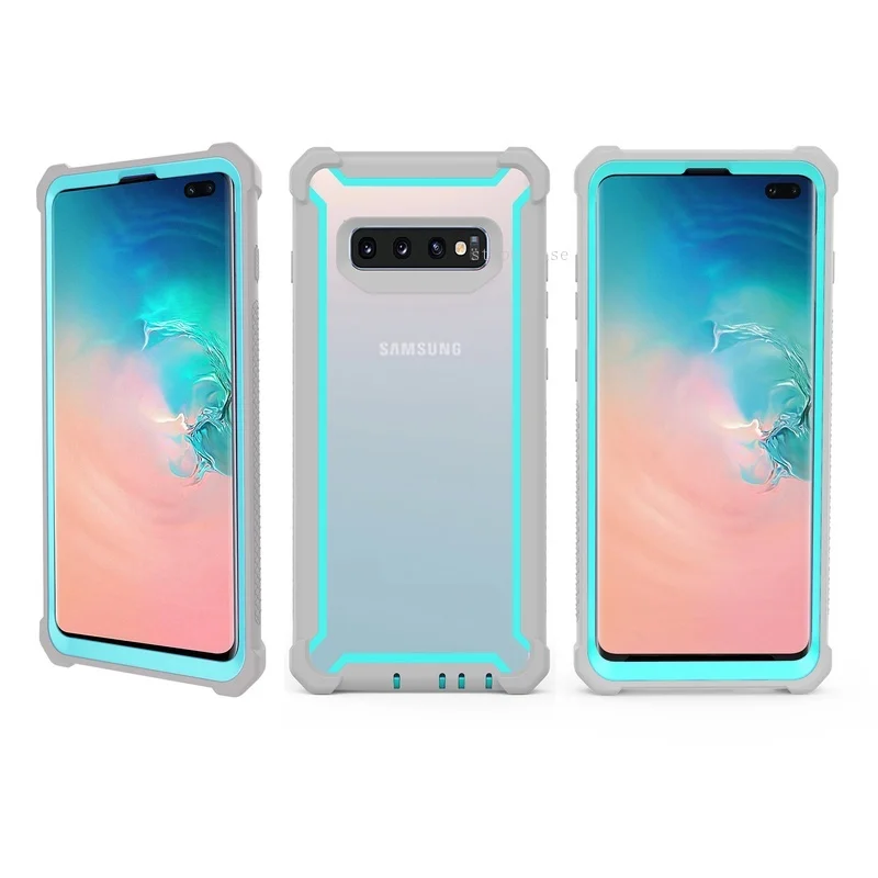 Новый цветной противоударный чехол 360 для Samsung Galaxy S10 S10e S8 S9 Plus Note 9 с защитной