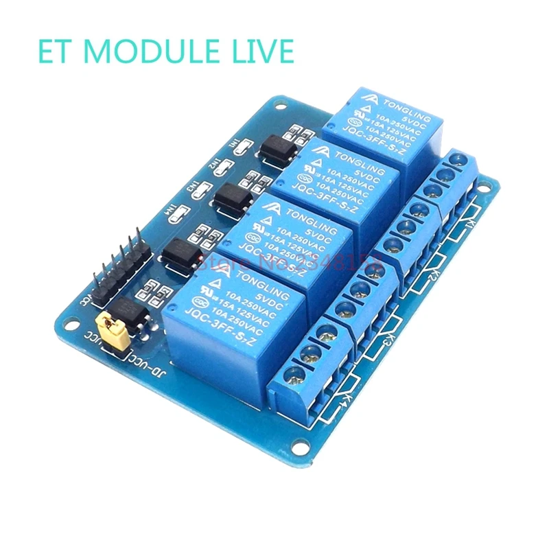 MH ET живой 4 Канальный Релейный Модуль с оптопары 5 в низкий уровень ТРИГГЕРНАЯ