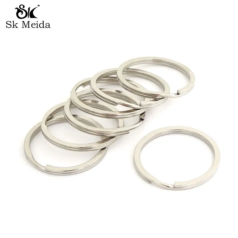 

50pcs Keyring Split Ring 30mm Good Quality Key Ring For Keychain Making Sleutelhanger Diy Accessories