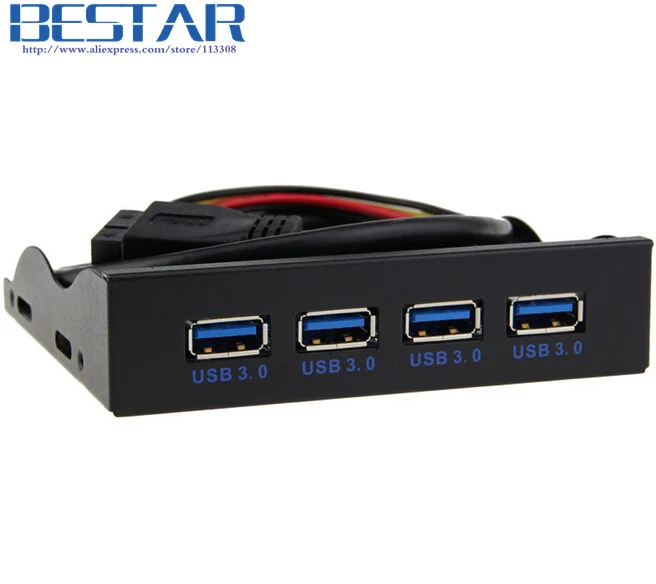 Для ПК внутренний 3 5 дюймовый флоппи накопитель BaySuper Speed Gbps19 + 1Pin 20 Pin 4 порта USB 0