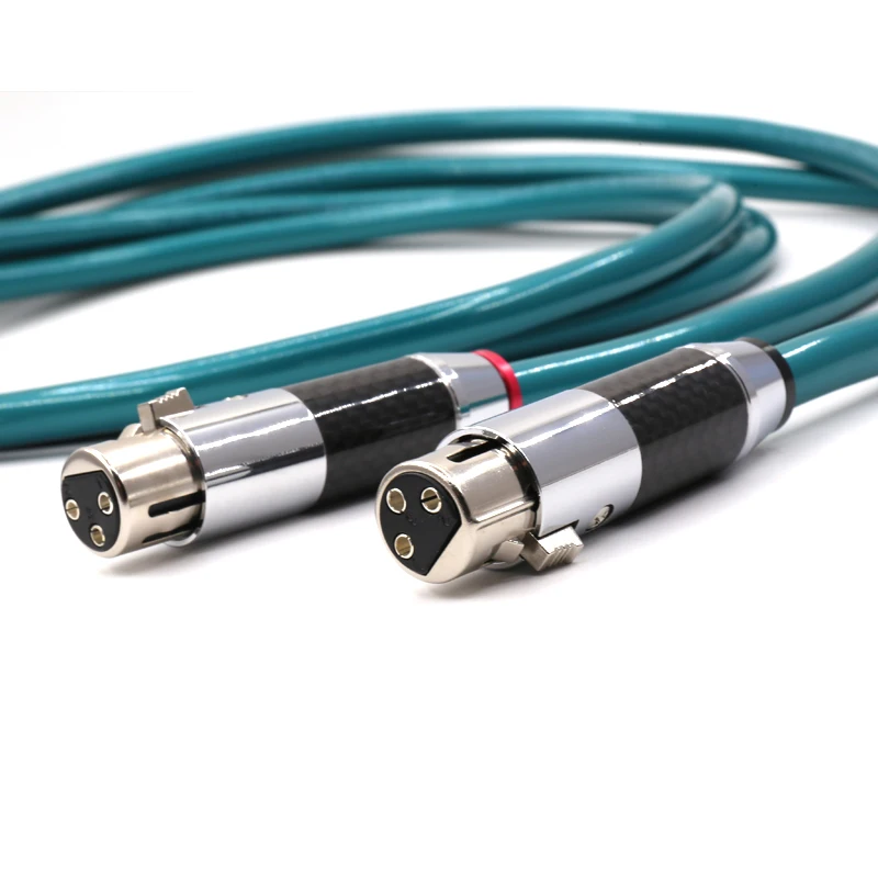 Пара ортофон 8NX OFC Чистая медь аудио кабель для соединения с углеродным волокном