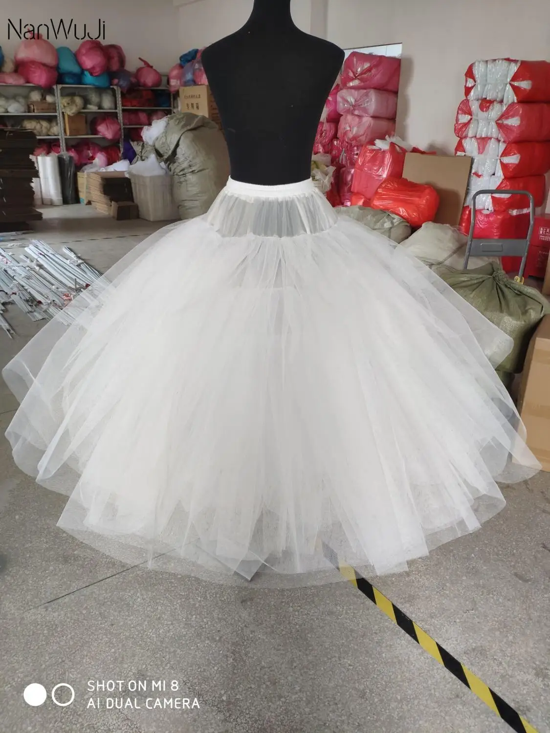 New 6 Layers No Hoops Petticoat Underskirt For Big Ball Gown Wedding Dresses Bridal Gowns Wedding Accessory Crinoline jupon