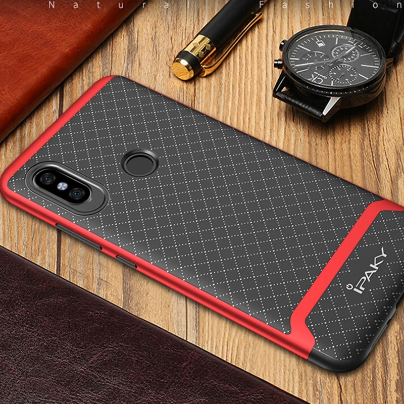 Чехол для Xiaomi Redmi Note 5 iPaky силиконовый чехол-бампер ПК гибридный защитный чехол Xiomi