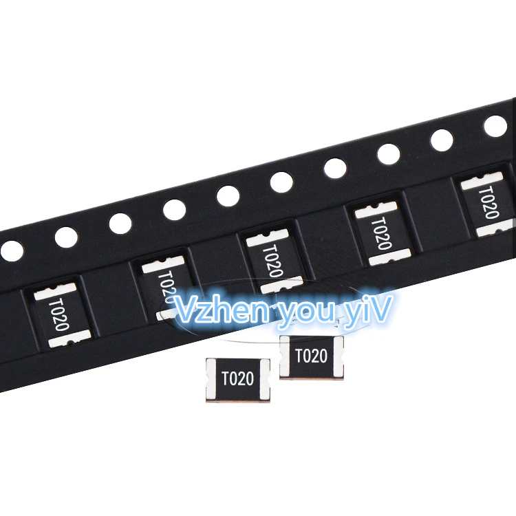 

100pcs//1812 patch self recovery fuses 0.2A, 200mA, 60V, SMD1812-020 can be restored