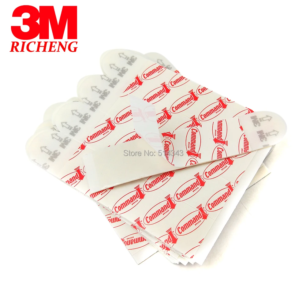10 шт. Больших заменительных полосок 3M Command для постеров двухсторонний скотч Command для дозаправки в свободной упаковке.