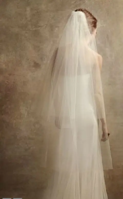 2014 Free shipping Three Meters Long Wedding Veil Ivory White Two layers Tulle Bridal | Свадьбы и торжества