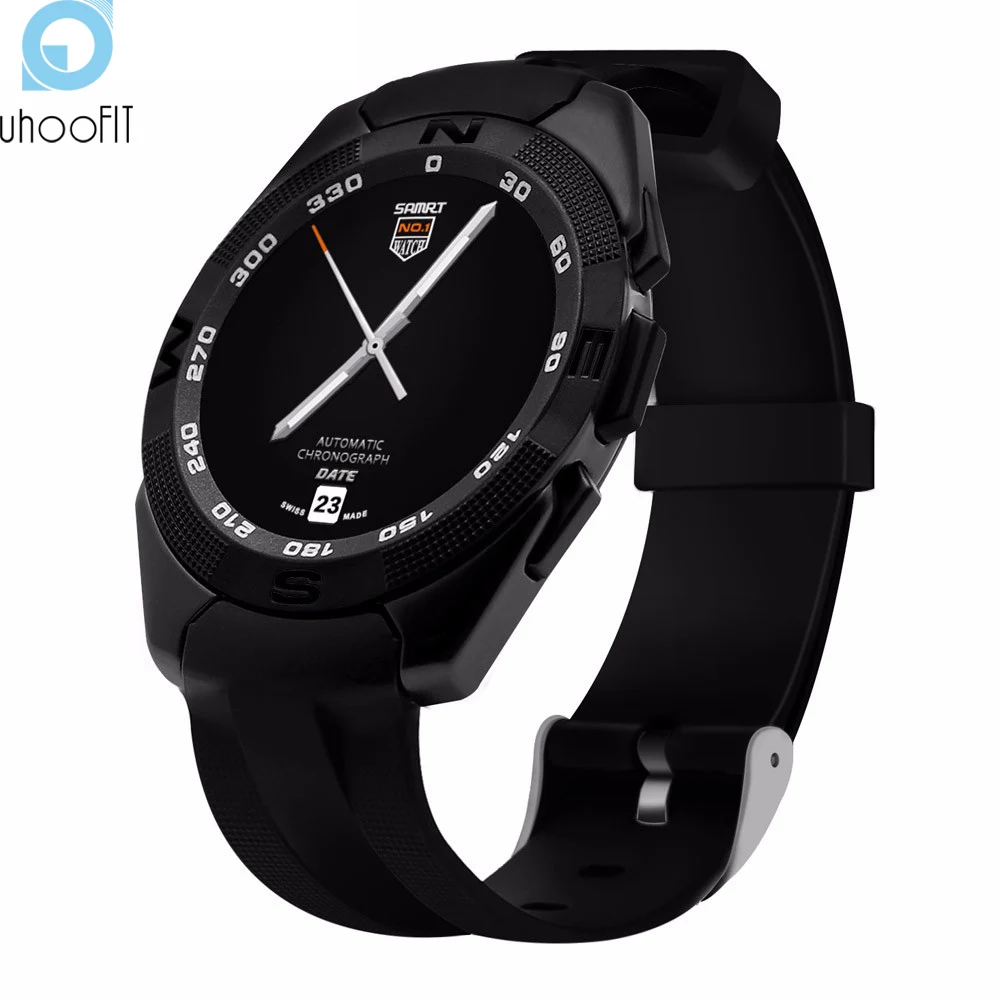 Uhoofit G5 Смарт-часы MTK2502 Smartwatch монитор сердечного ритма Фитнес трекер вызова SMS