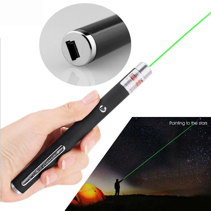 

Зеленая лазерная ручка, USB аккумуляторная, Высокая мощность 5 мВт 532 нм, яркая, с одной точкой, зеленая лазерная указка, ручка
