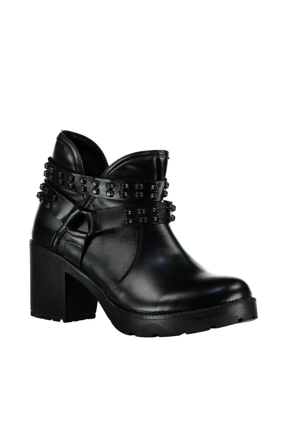 Черные женские ботинки и с жемчугом 120130001198