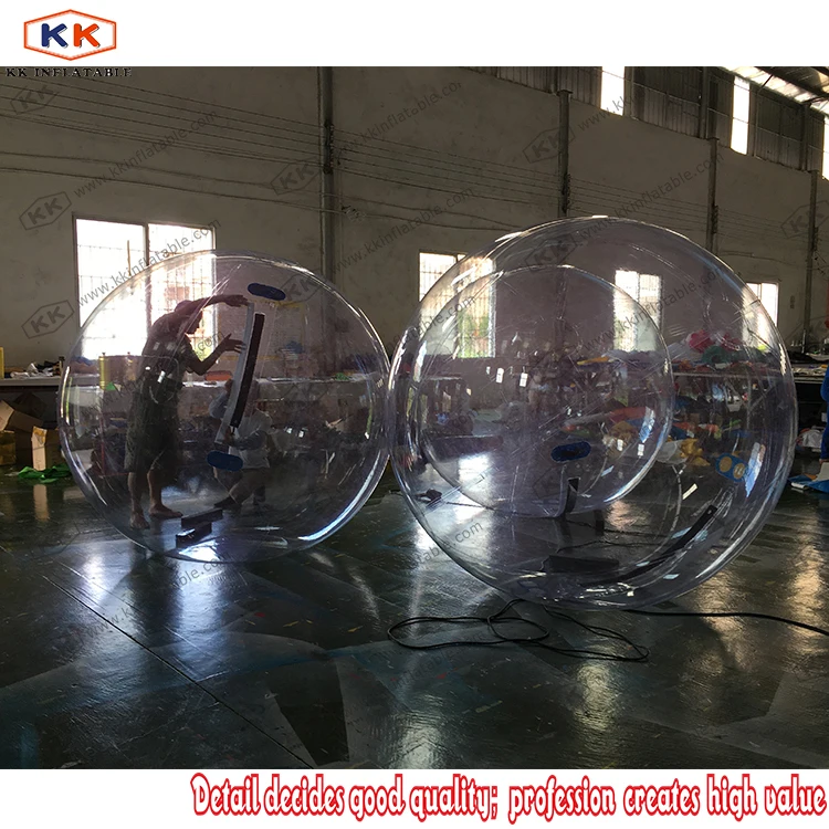 Рекламные прозрачные надувные водные шары KK из ПВХ для детей и родителей|inflatable