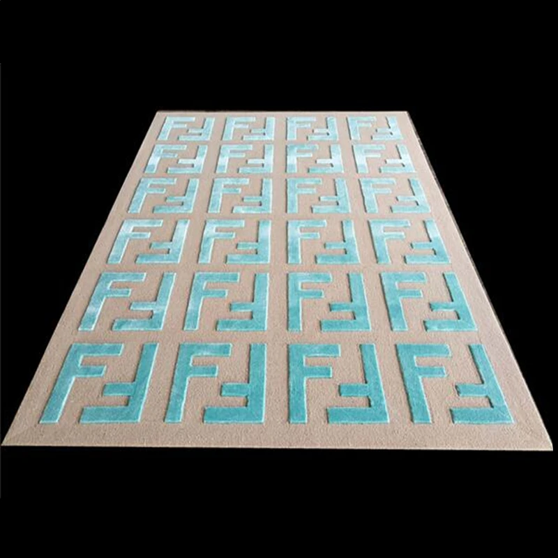 Высококачественный 3D двойной F брендовый новый шерстяной смешанный шелковый