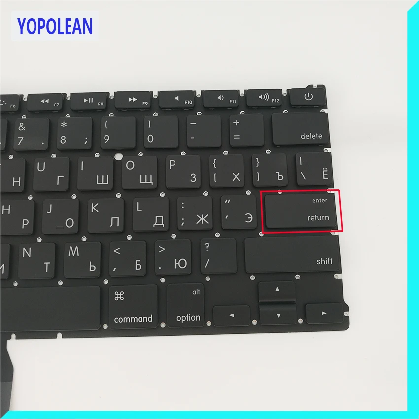 Новая маленькая клавиатура ввода России Русская для Macbook Air 13 &quotA1369 A1466 2011 2012 2013 2014