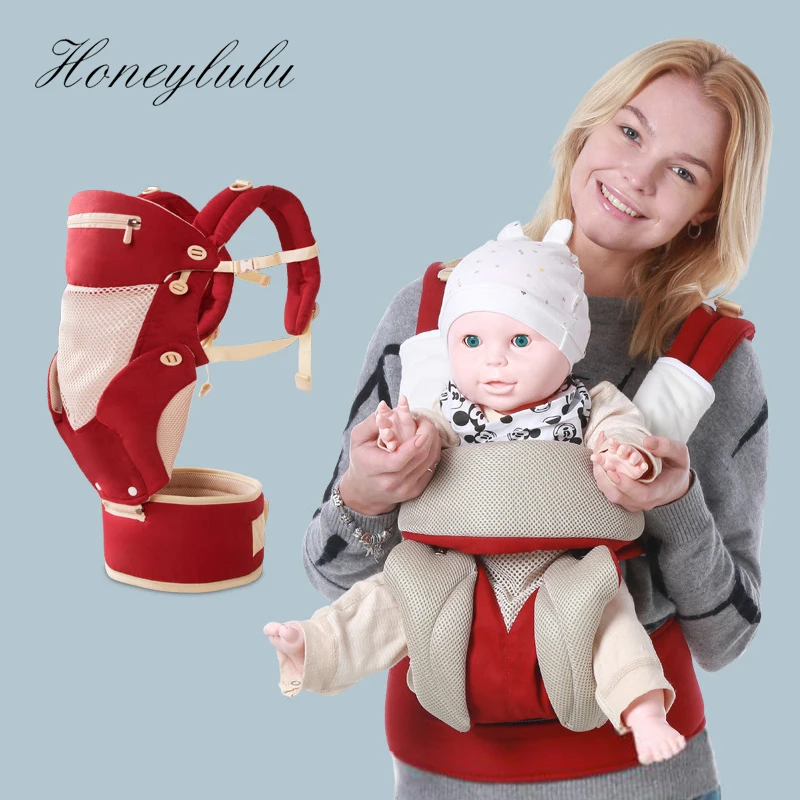 Honeylulu Baby Carrier модная дышащая сетчатая защита для бедер слинг новорожденных