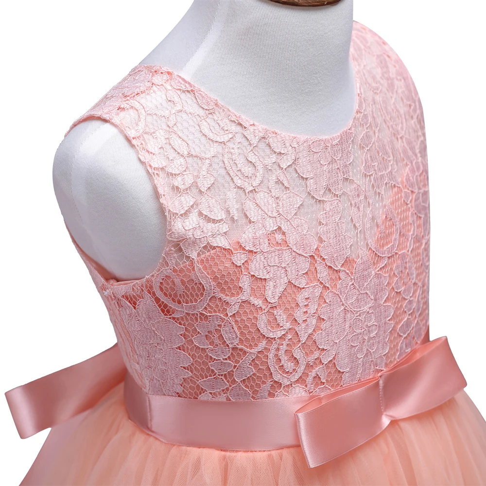 3-14T Teenage Girl Lace Princess Dress for Wedding Birthday Party Children Kids Evening Prom Dresses Girls | Детская одежда и