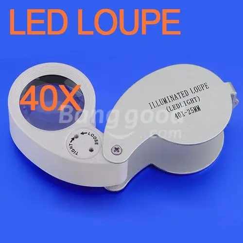 Hot Deal 40x 25mm Jewelers Loupe Magnifier Magnifying Eye Glass | Инструменты