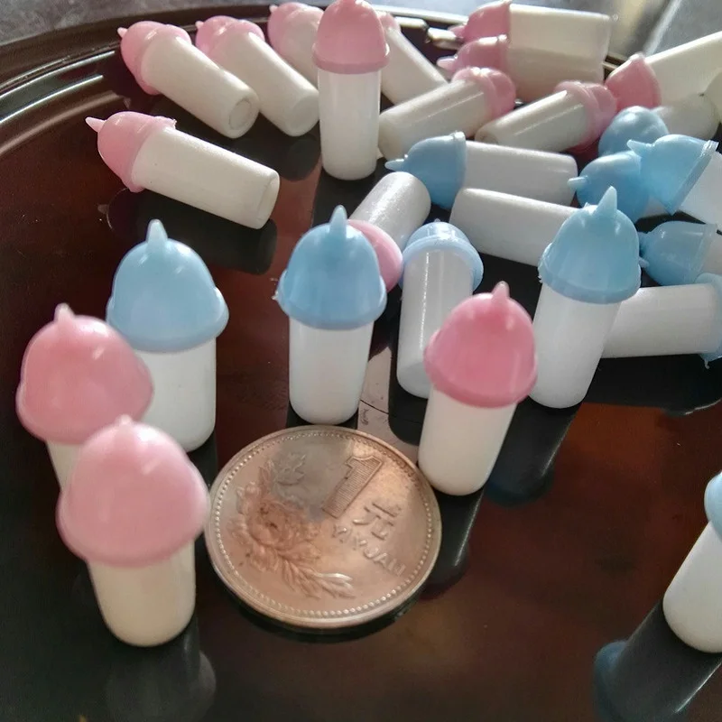 Розовое конфетти мини-Кормушка для кормления-бутылочка разбрасываемая бусина