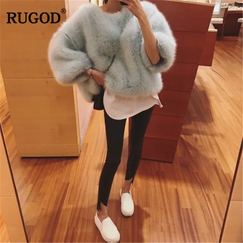 Woman Thicken Warm Jersey 2020 Korean Casual Long Sleeve Oversized Sweaters Female All Match Furry Winter Clothes YYQX069 | Женская