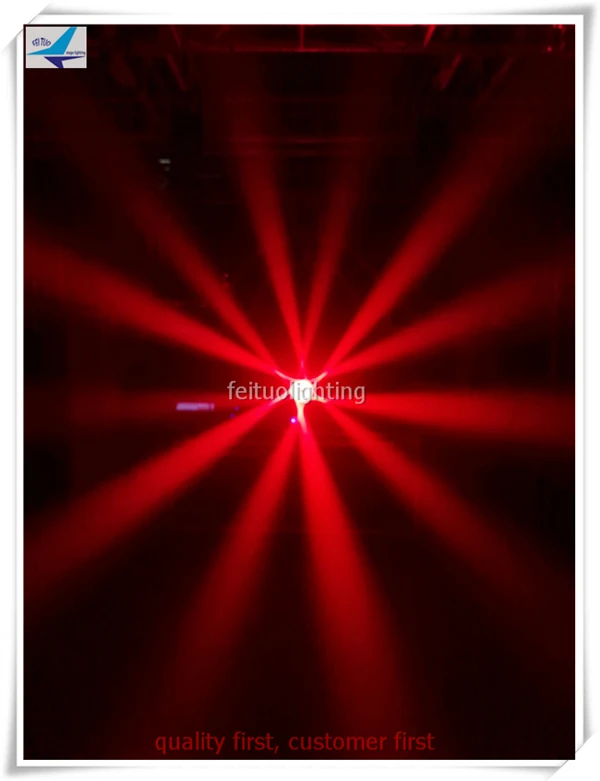 Новейшая 6*40 Вт rgbw B светодиодная движущаяся головка led для мытья движущихся