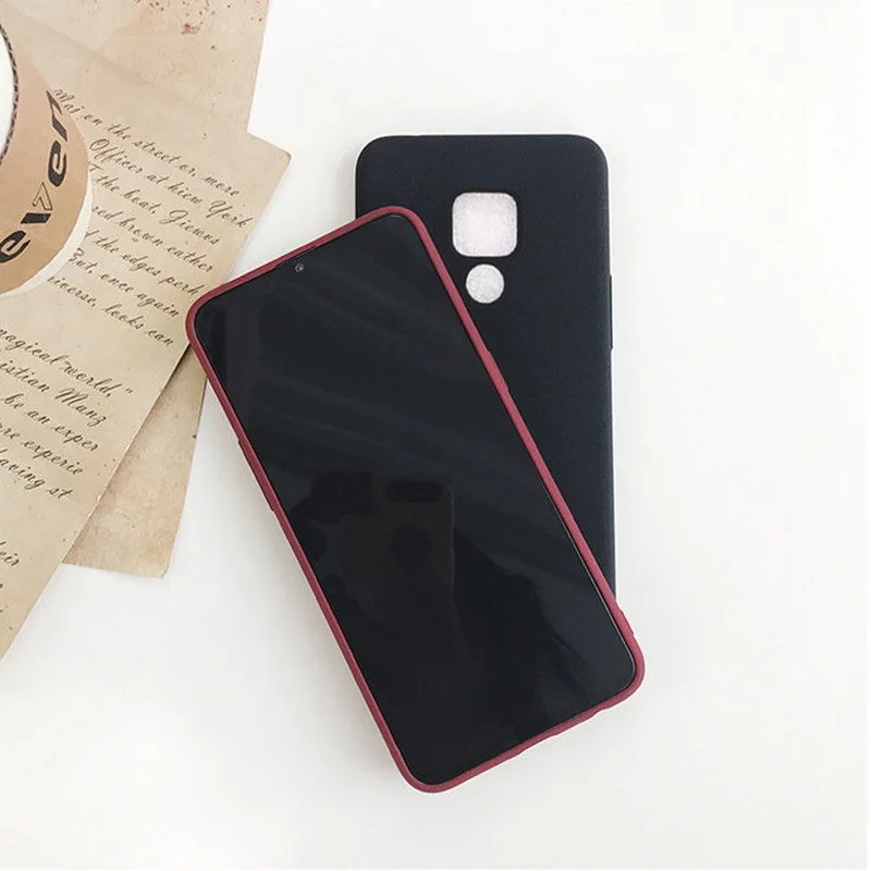 Песчаник матовый чехол для телефона huawei P30 P20 Pro mate 20 10 Lite Nova 5 5i Pro 4 3 3i P Smart Plus Мягкий силиконовый чехол