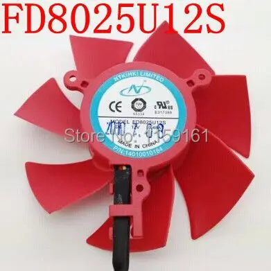 Бесплатная доставка вентилятор графической карты XFX HD5870 HD5850 NTK FD8025U12S 12 В 0 48 а |