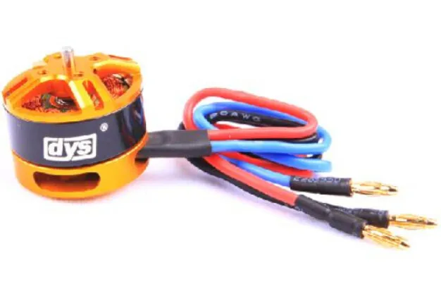 4 шт./лот DYS BE1806 2300KV 1400KV бесщеточный двигатель 2-3S для компактного мультикоптера радиоуправляемый самолет вертолет
