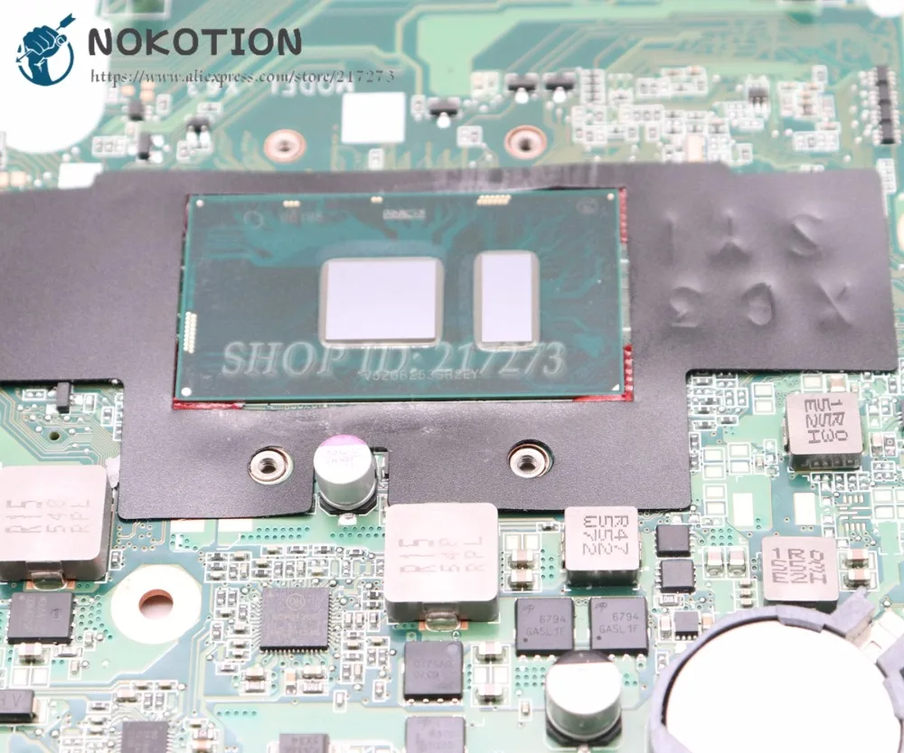 NOKOTION для HP probook 450 470 G3 Maptop материнская плата 830931-601 830931-001 830931-501 DA0X63MB6H1 SR2EY i5-6200U