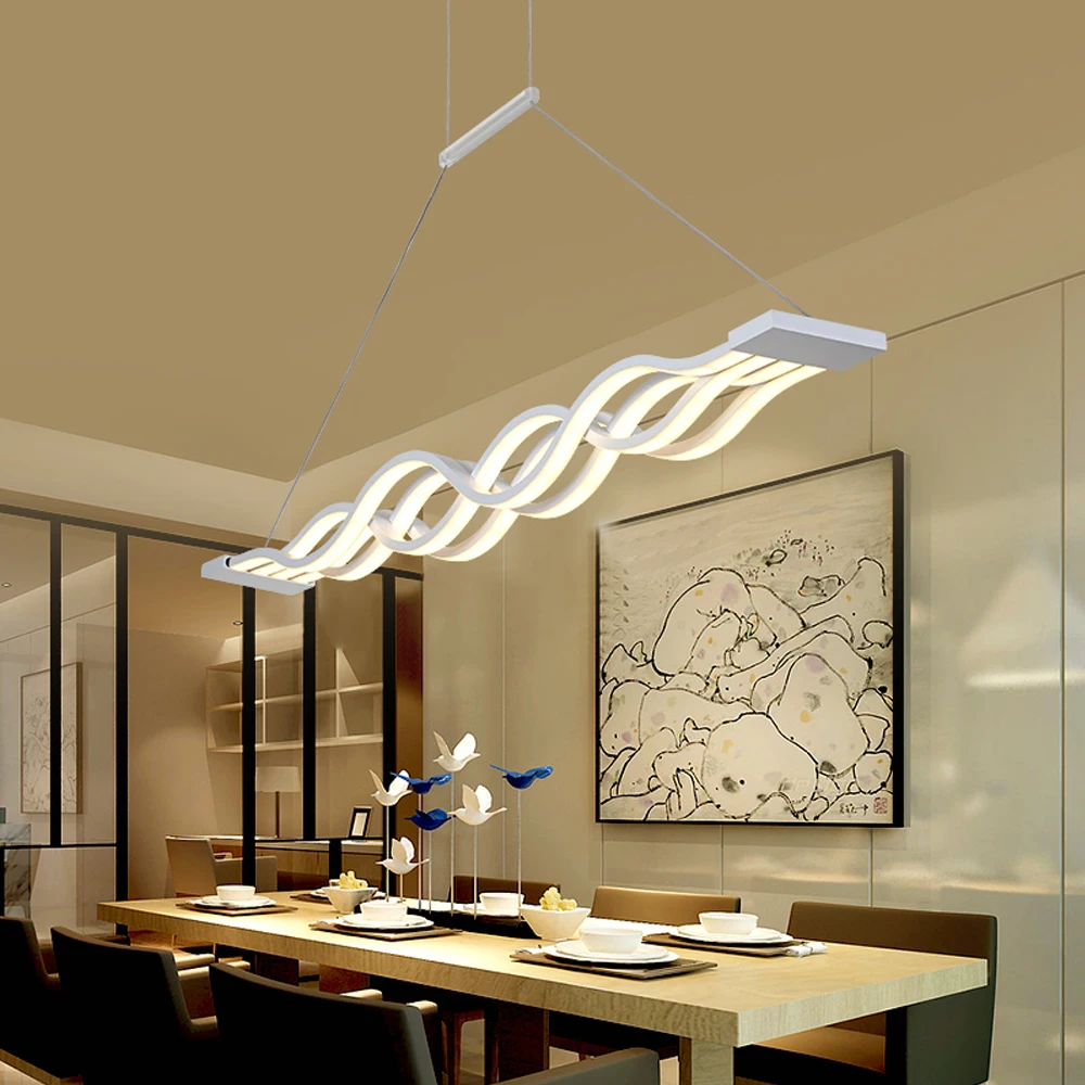 Modern Led Pendant Lamp Dinning Living Room lighting Chandelier AC90-260V Acrylic For lustre lamparas Luminaire | Лампы и освещение