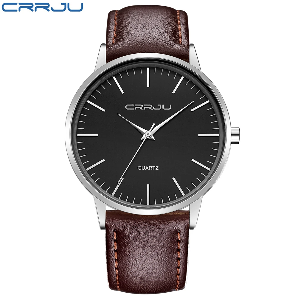 Relogio masculino CRRJU Роскошные брендовые аналоговые спортивные наручные часы с