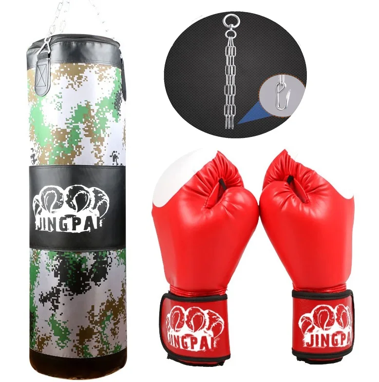 4 100 см тренировочный фитнес-боец MMA боксерский мешок крючок висячий Мешок Спортивный песочный Пробивной мешок с песком Saco Boxeo - Цвет: 4