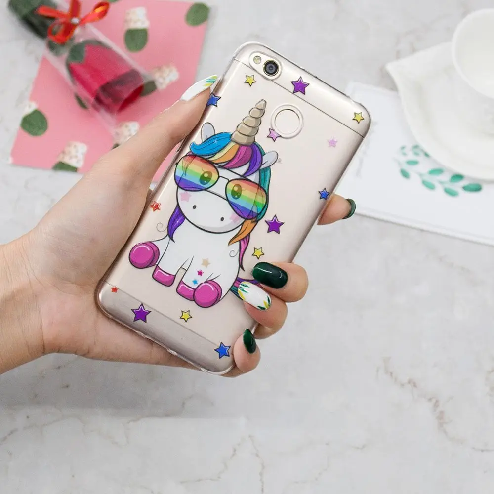 ТПУ чехол для Xiaomi Redmi 4X X4 мягкий телефона коробка xiao mi red Hongmi 4 x MAG138 MAT136 MAE136