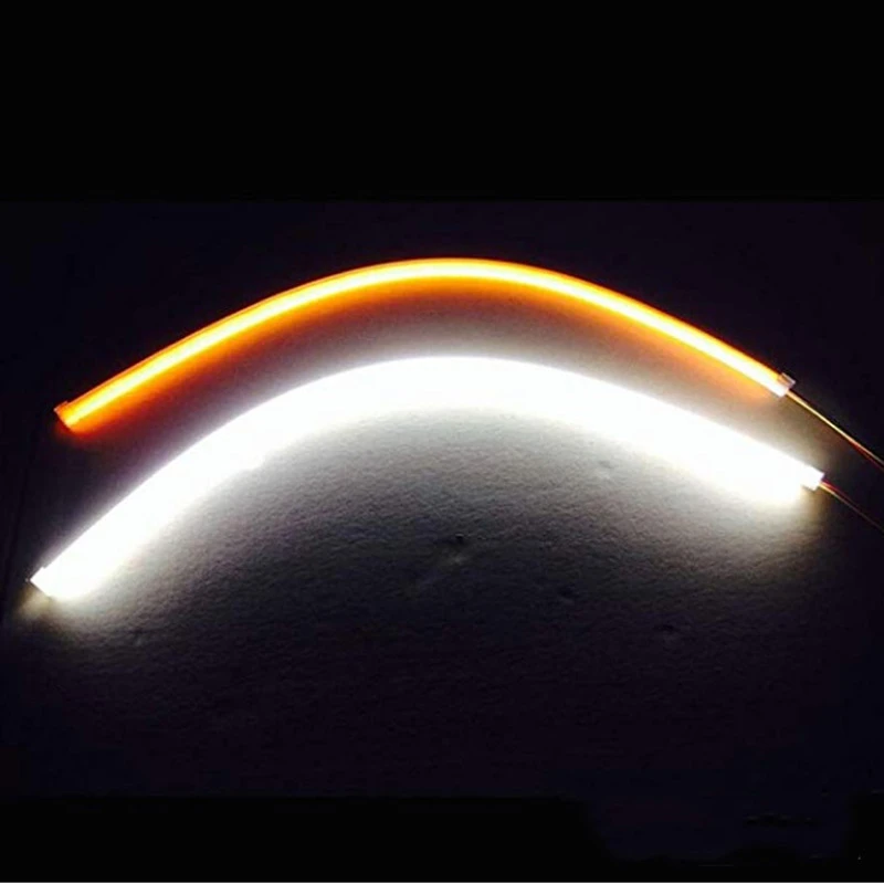 Универсальный 2 шт 60 см DRL Гибкая мягкая трубка автомобильная светодиодная лента